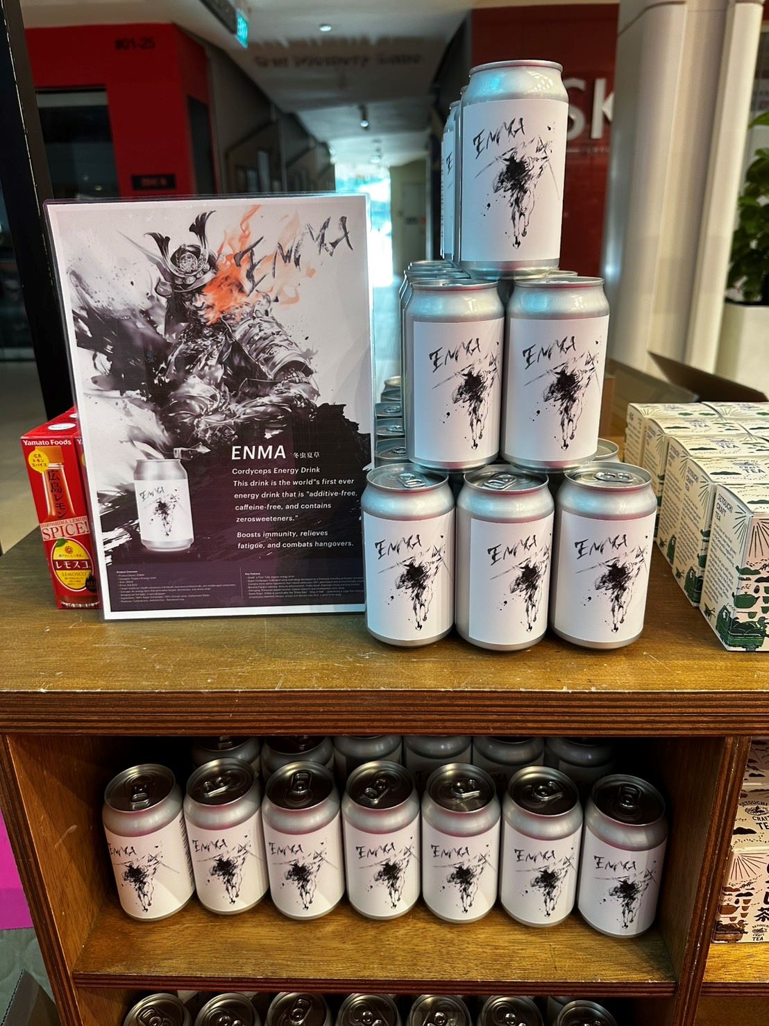 energy drink ENMA sales scene